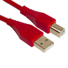 UDG Ultimate Audio Cable USB 2.0 A-B Rød Straight 2m