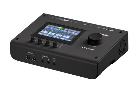 Yamaha URX44V USB-C Audio/Video Interface (Sort) - Video Version
