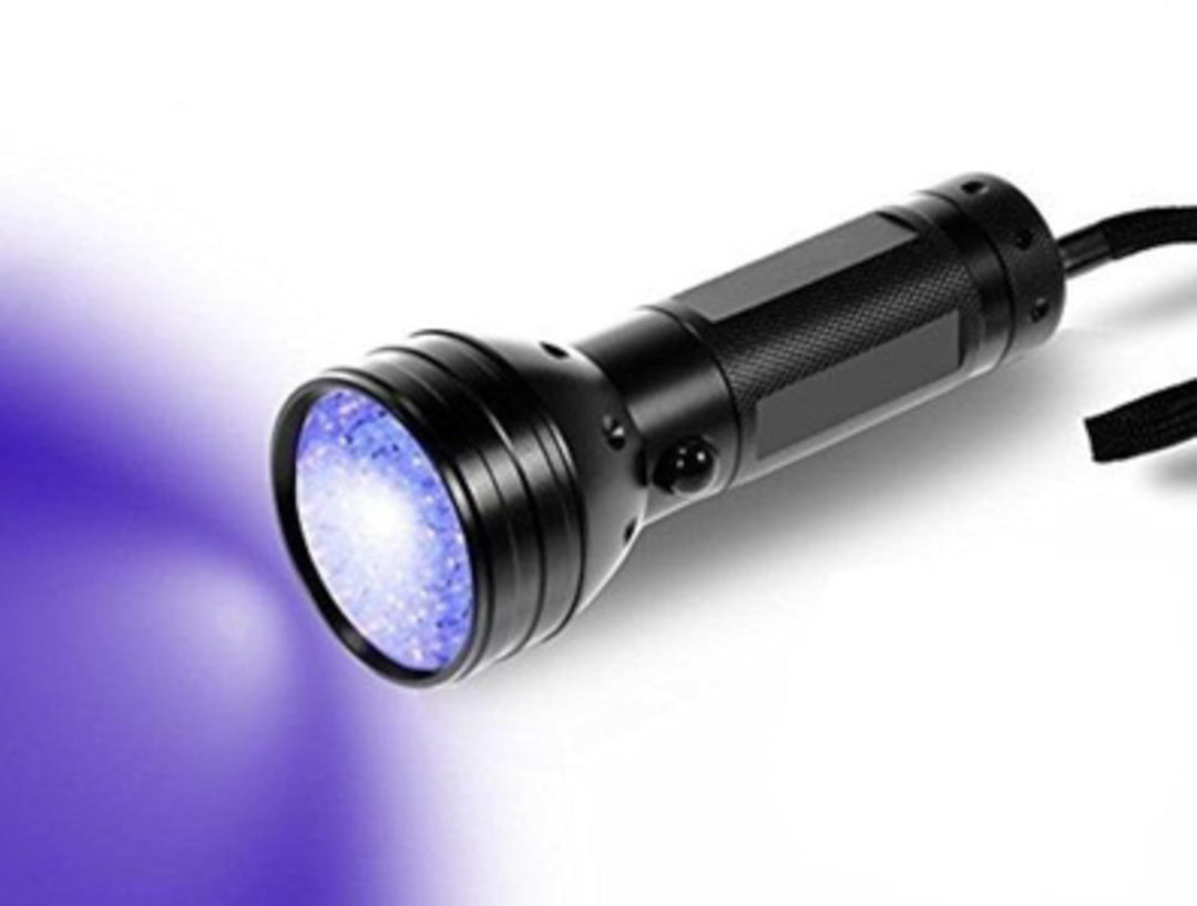 UV Lommelygte m. 51 LED dioder