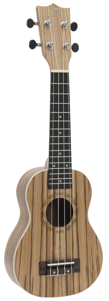DiMavery UK-400 Sopran Ukulele (Zebratræ)