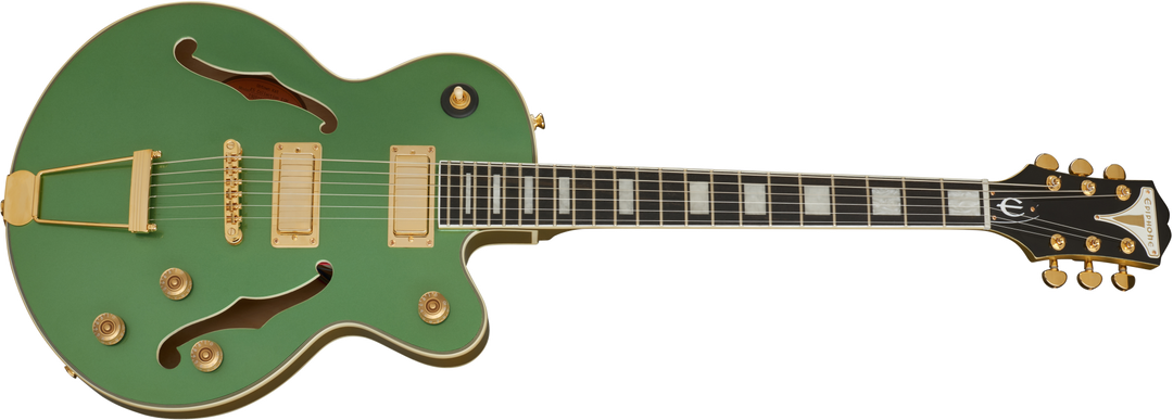 Epiphone Uptown Kat ES El-guitar (Emerald Green Metallic)