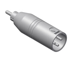 Adapter XLR han > RCA han