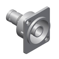 BNC dobbelt hun chassis D-size, 75 Ohm