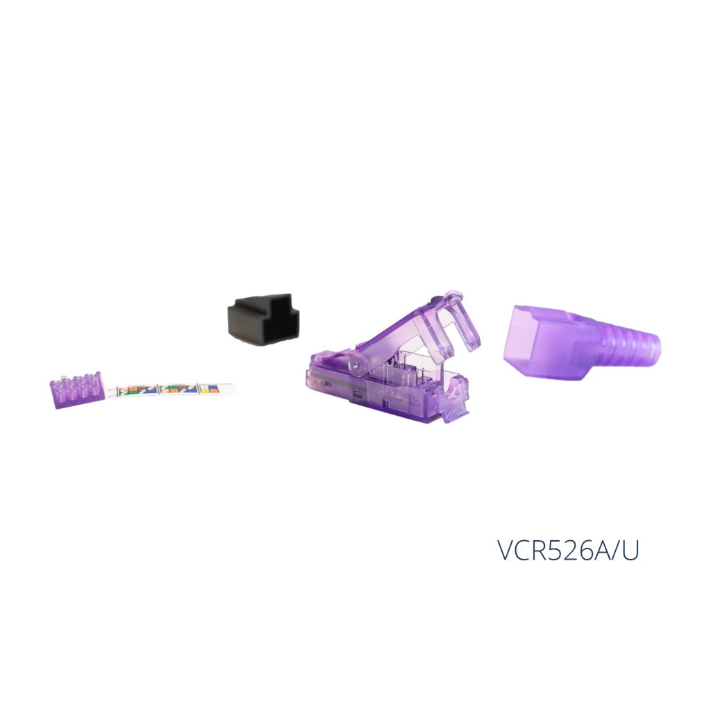 ProCab CAT6A RJ45 modular stik, uskærmet