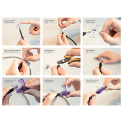 ProCab CAT6A RJ45 modular stik, uskærmet