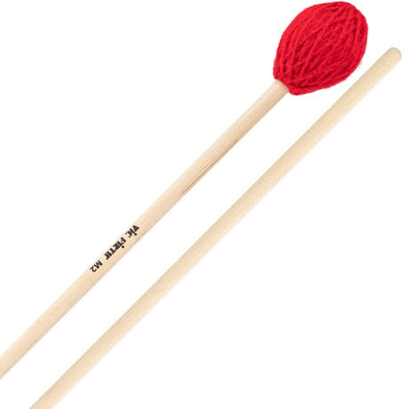 Vic Firth M2 American Custom Keyboard, Medium-Red Yarn