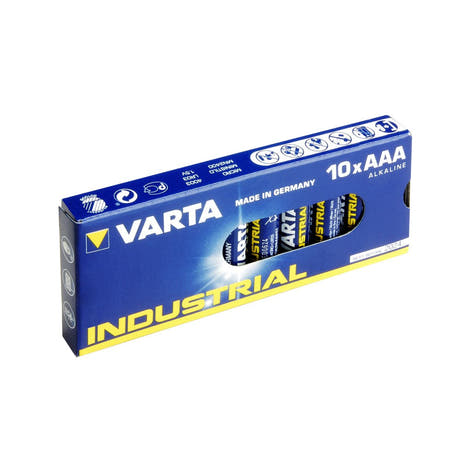 Varta Industrial 1.5 V batteri mikro AAA - 10 stk