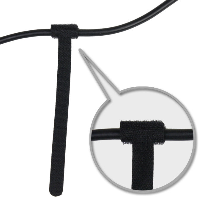 Kabelstrop Velcro Hook & Loop 10 stk. (300mm)
