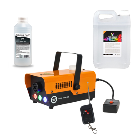 Light4Me FOGIC 400W Røgmaskine Med LED Bundle