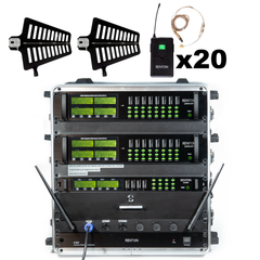 Renton Rack Trådløst System (20 Headset)