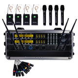Renton Rack Trådløst Kombi System (4 Håndholdt + 4 Headset)