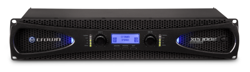 Crown XLS1002 - 2-kanals forstærker 2x350W @ 4Ω med DSP