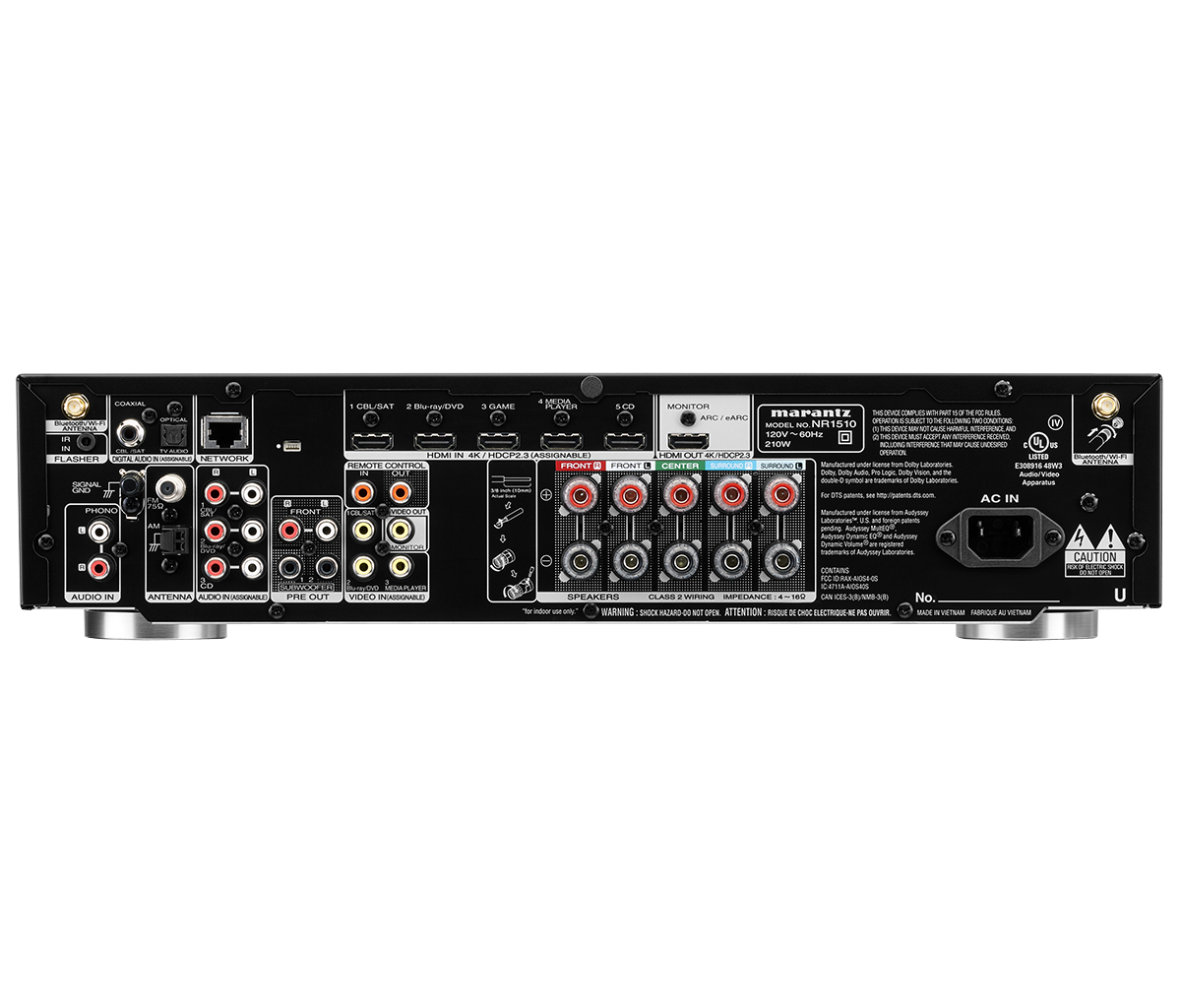 Marantz NR1510/N1B 5.2 Surround Receiver (Sort)