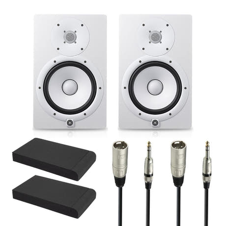 Yamaha HS7 - Studiemonitor Startpakke (Hvid)