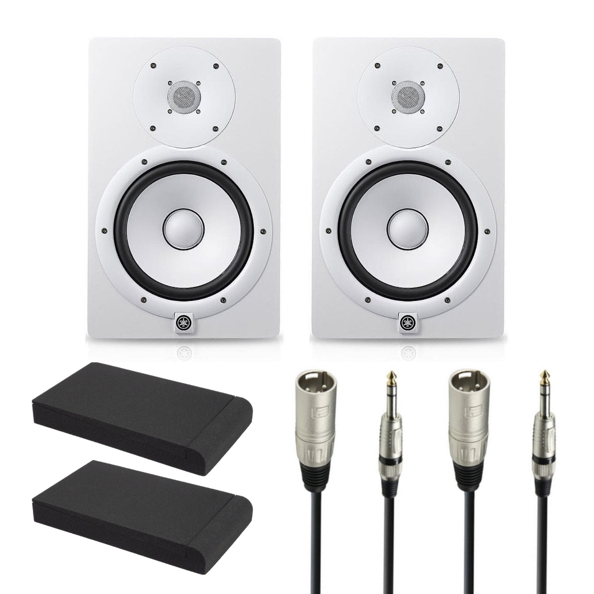 Yamaha HS7 Studiemonitor Startpakke (Hvid)