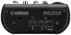 Yamaha AG03 MkII - Live Streaming Mixer (Sort)