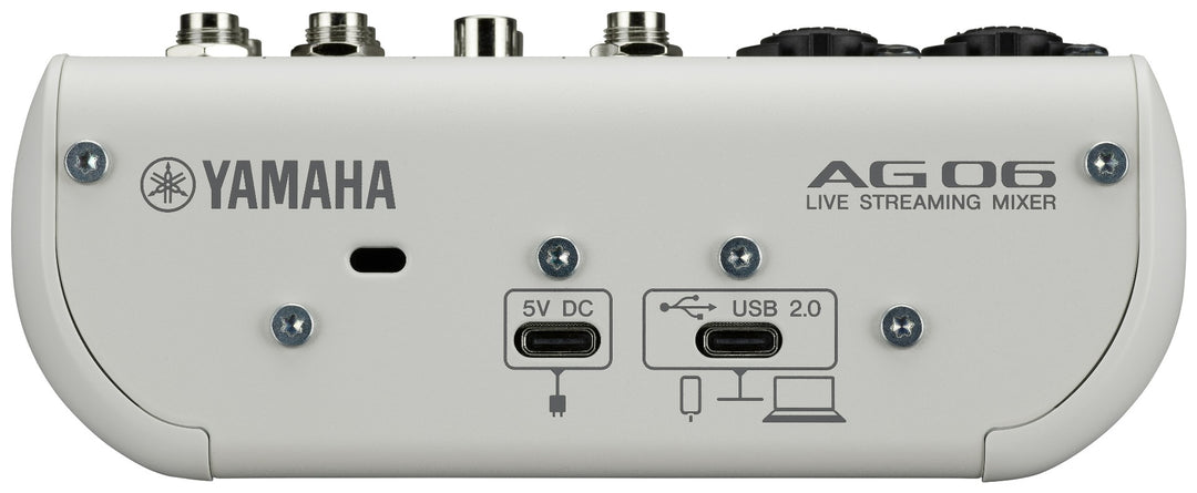 Yamaha AG06 MkII - Live Streaming Mixer (Hvid)