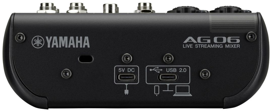 Yamaha AG06 MkII - Live Streaming Mixer (Sort)