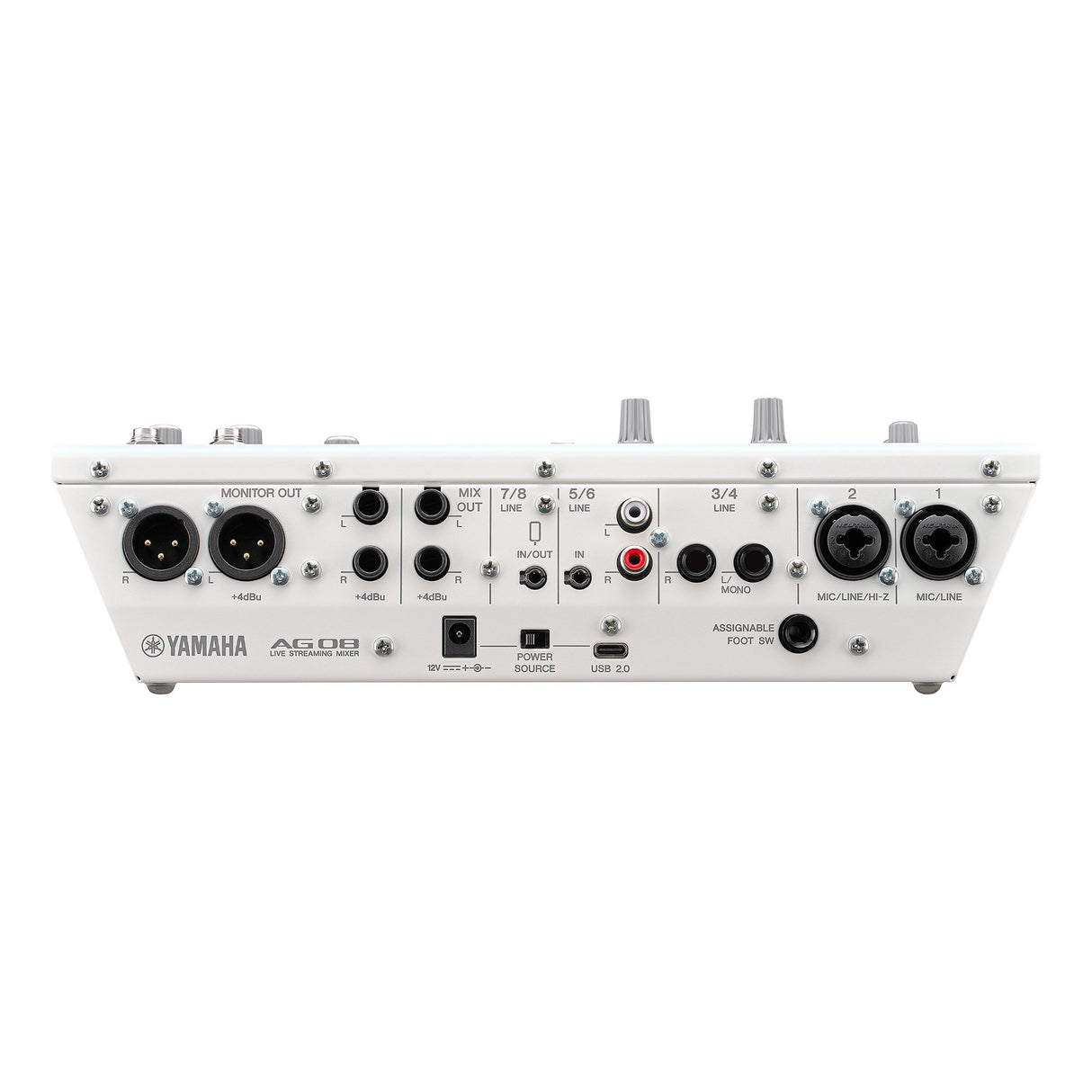 Yamaha AG08 Live Streaming Mixer (Hvid)