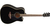 Yamaha FGC-TA TransAcoustic Western Guitar (Sort)