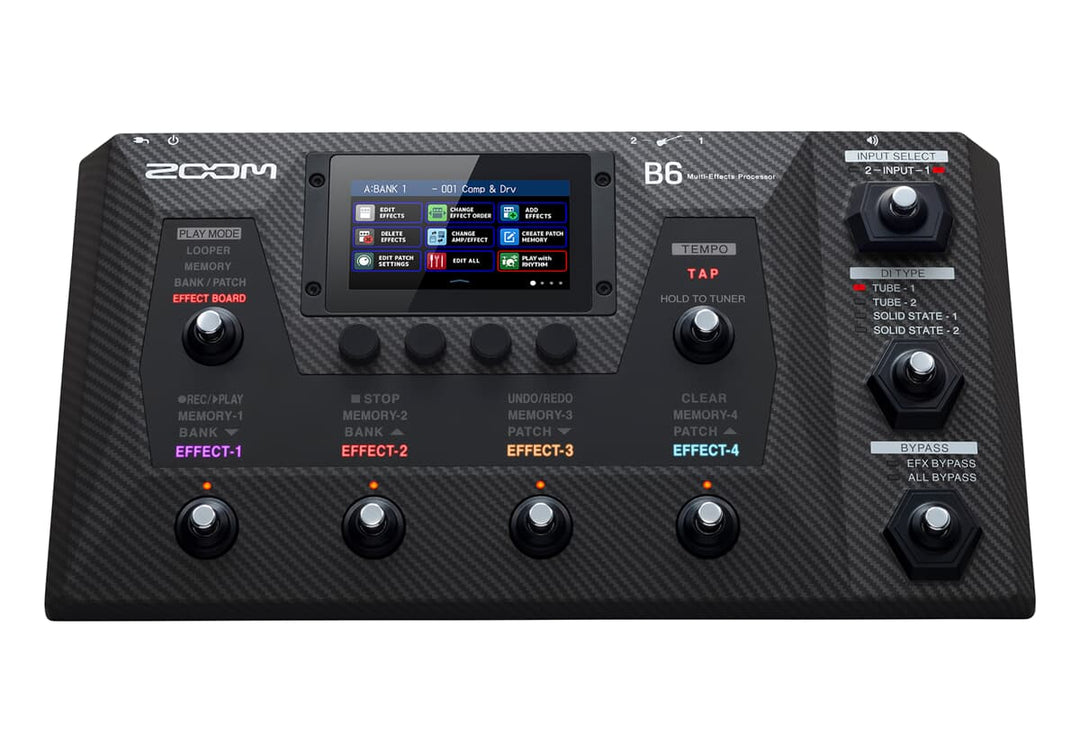 Zoom B6 Bas Multieffekt