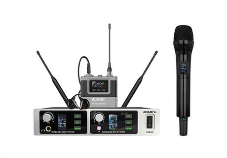 Acemic trådløs mikrofon og trådløs In-ear Monitor - Model M2
