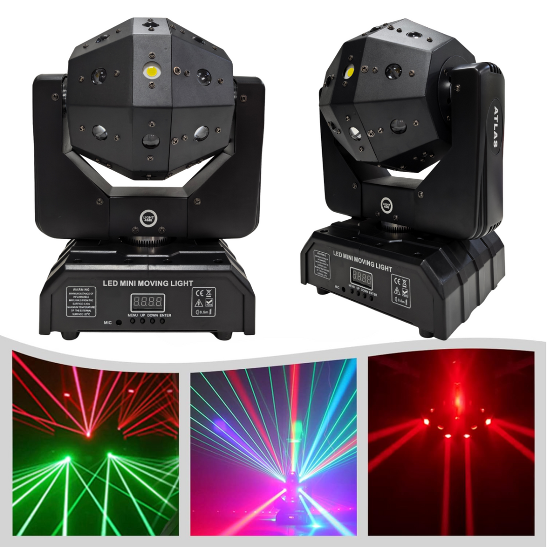 Light4Me ATLAS 4-i-1 Moving LED Multieffekt