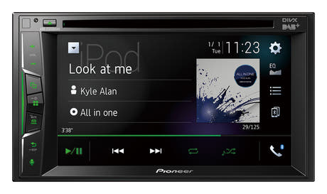 Pioneer AVH-Z3200DAB Apple Carplay, Bluetooth og DAB Radio