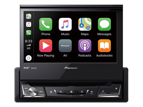 Pioneer AVH-Z7200DAB Apple CarPlay, Bluetooth og USB