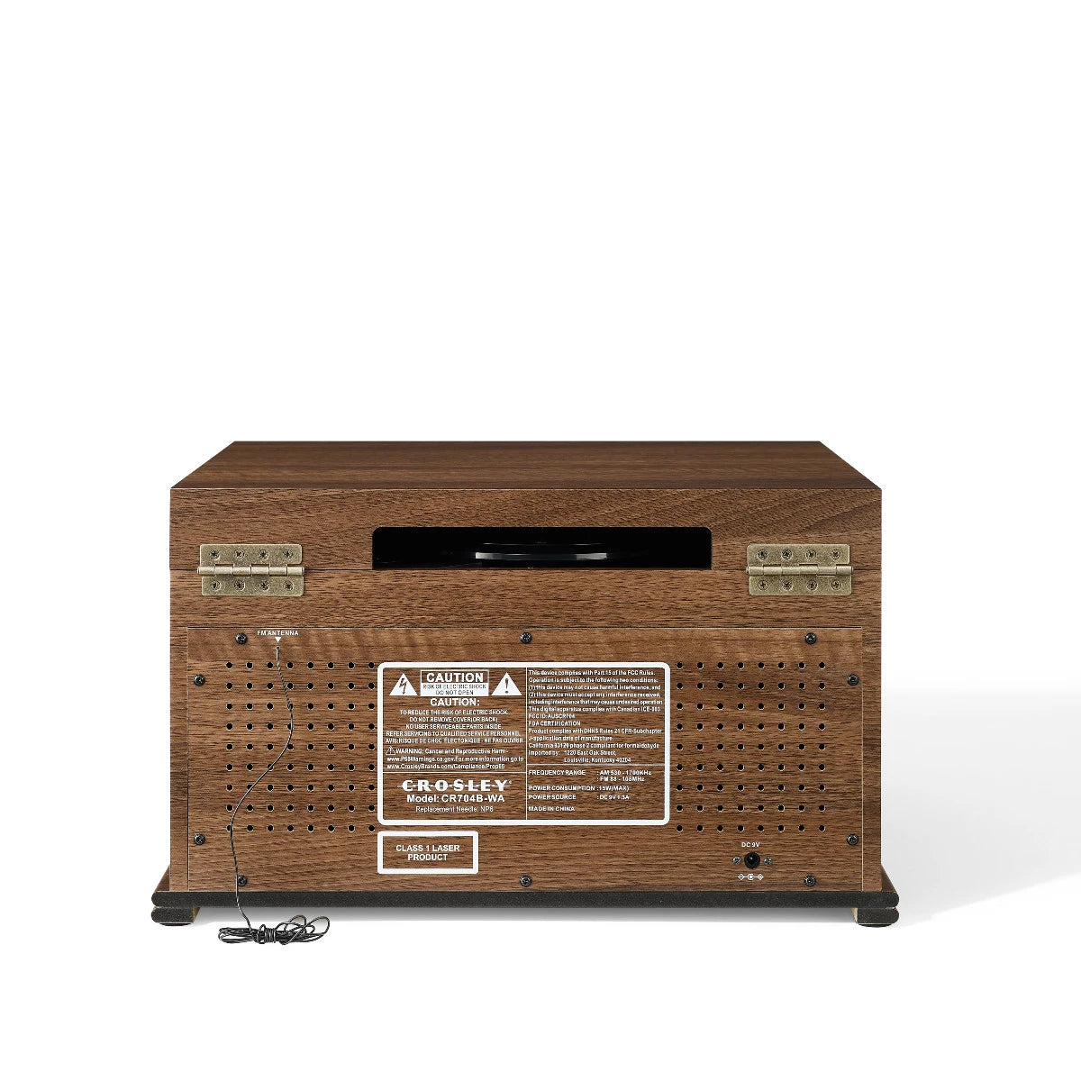 Crosley Musician 8-in-1 Musikanlæg, Valnød