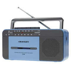 Crosley - Kassetteafspiller (Blå)
