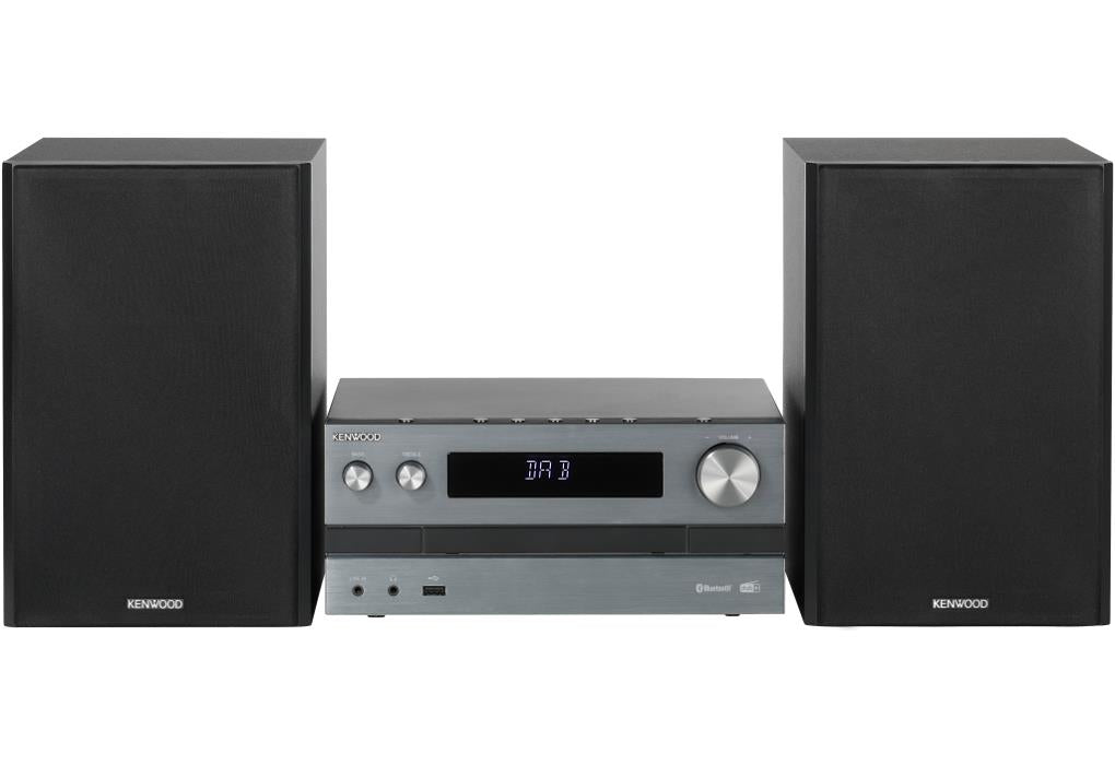 Kenwood M-918DAB-H Minianlæg m. Bluetooth og DAB+ (Aluminium)