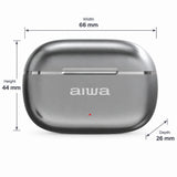 AIWA ETWS-160 True Wireless Earbuds med ANC, ENC og Bluetooth 5.4