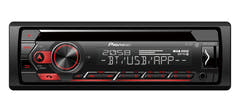 Pioneer DEH-S420BT 1-DIN Bilstereo m. CD, Bluetooth og USB