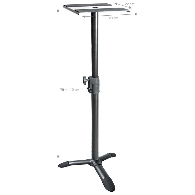 Studiomonitorsæt med 2 stativer (20kg)