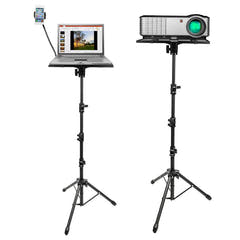 Laptop- og projektorstativ med smartphoneholder