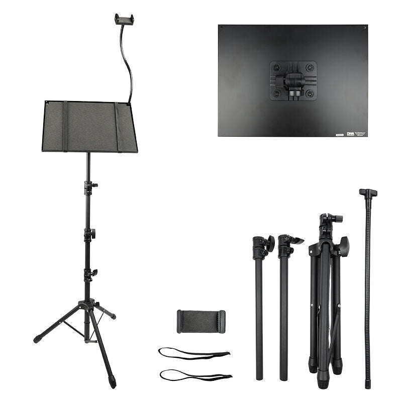 Laptop- og projektorstativ med smartphoneholder