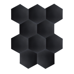 DNA AM3 BK Akustikpaneler 10 stk Sort Hexagon