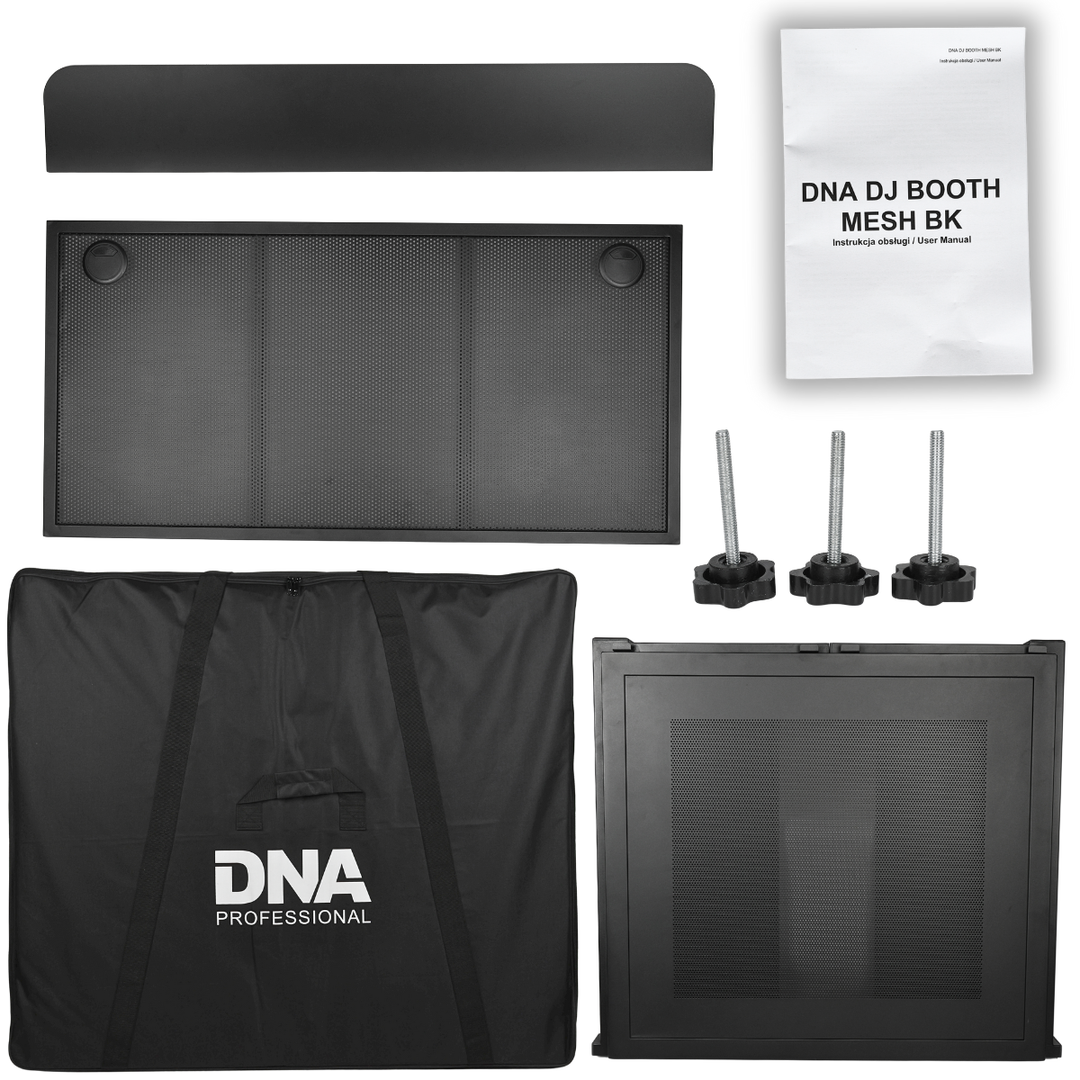 DNA DJ BOOTH MESH BK DJ-stand, sort