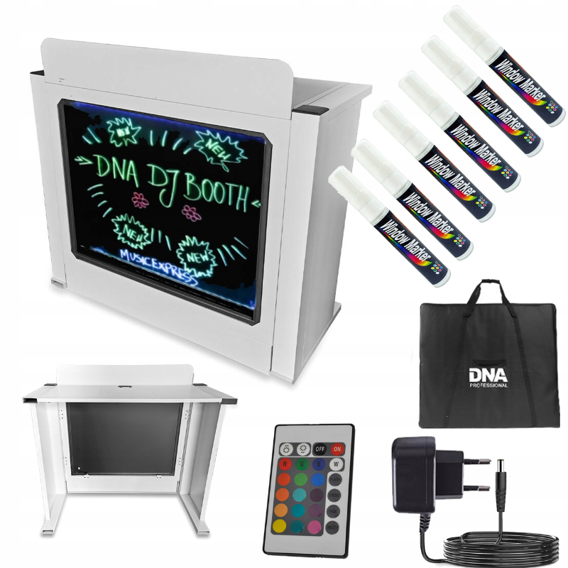 DNA DJ BOOTH, hvid