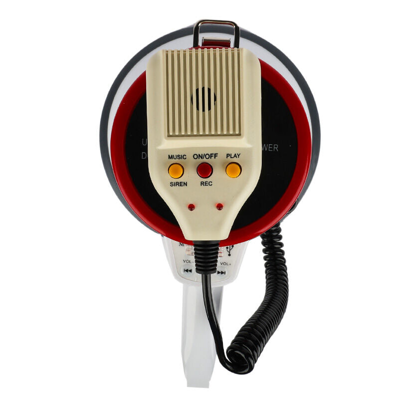 DNA MEGA2 Megafon 50W med Bluetooth, USB, AUX & MicroSD