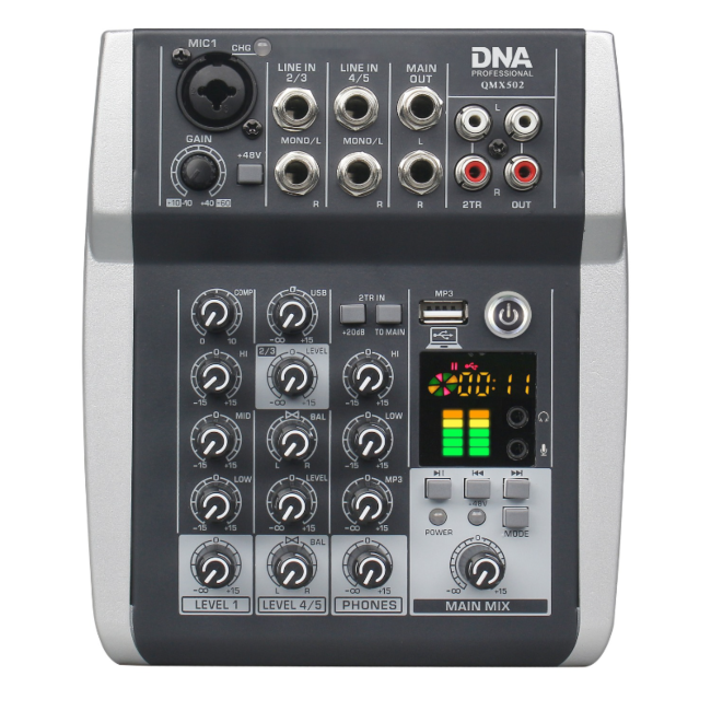 DNA QMX502 Lydmixer 5 Kanaler