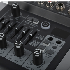 DNA QMX402 lydmixer 3 kanaler og Bluetooth