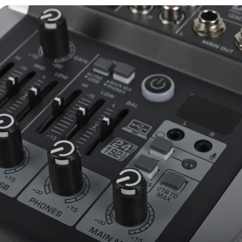 DNA QMX402 lydmixer 3 kanaler og Bluetooth