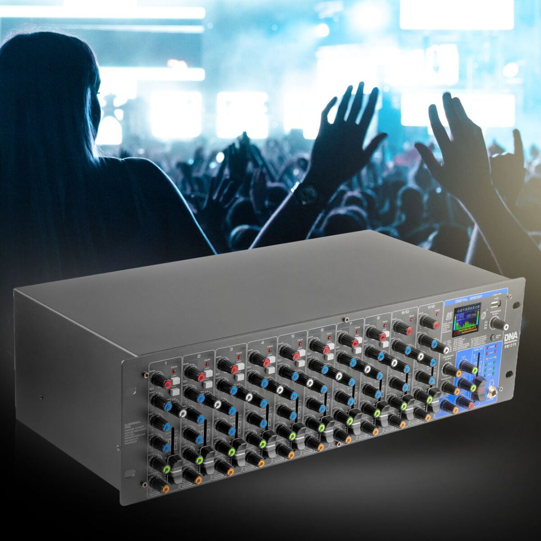 DNA RM12FX Rackmixer med Bluetooth