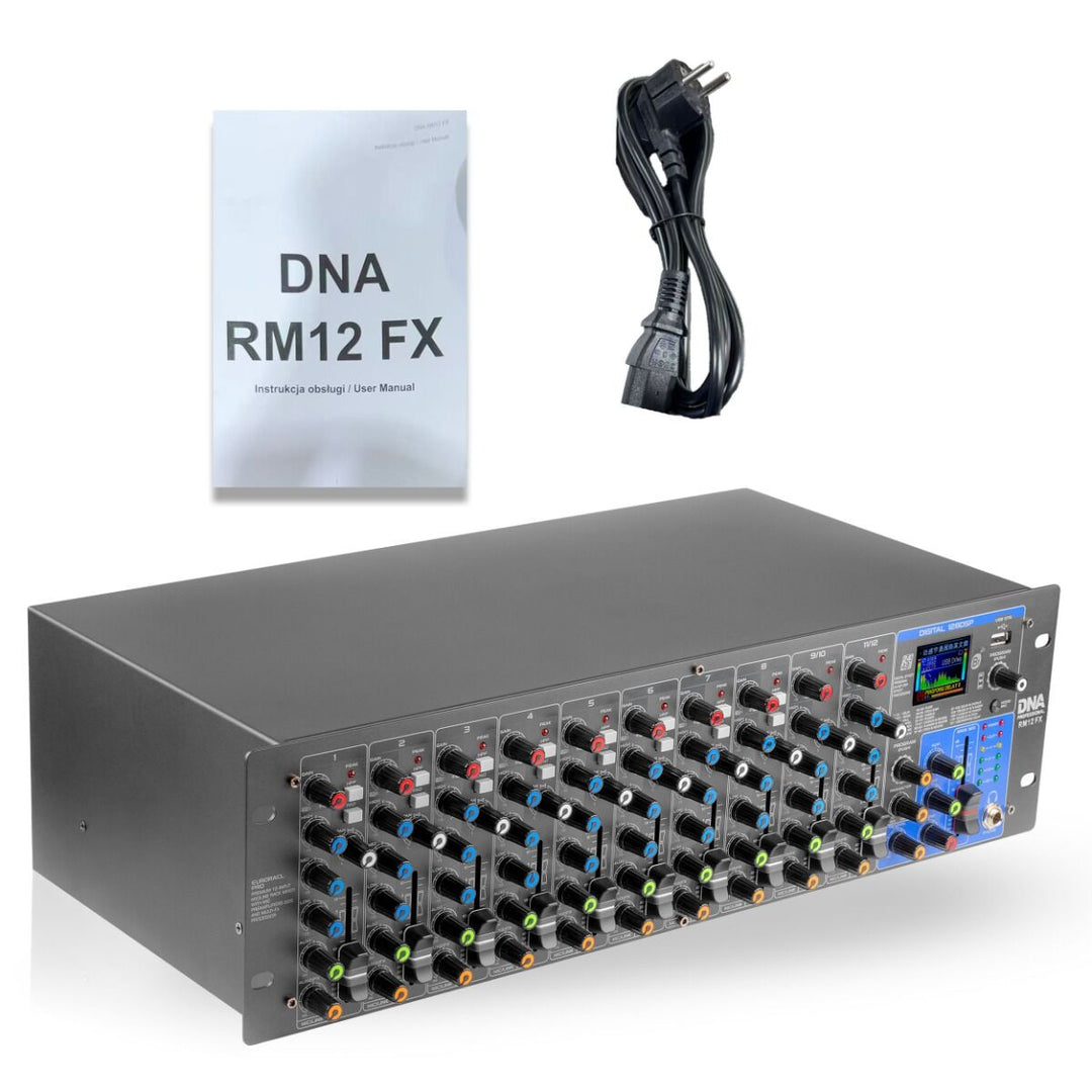 DNA RM12FX Rackmixer med Bluetooth
