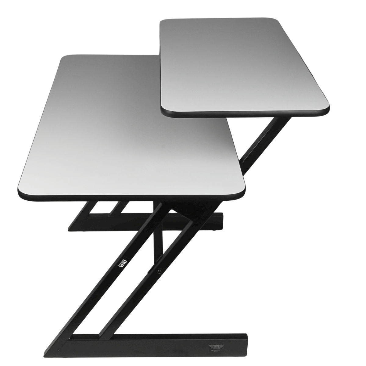 Studiebord med hylder og udtræk til keyboard (120 cm)