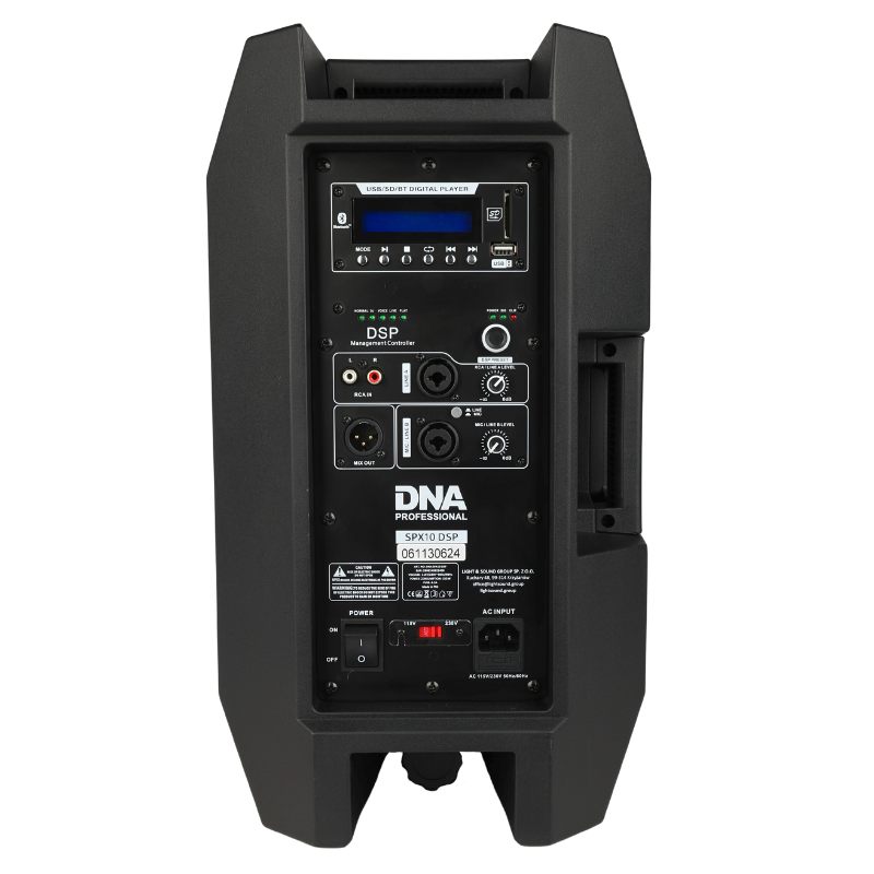 DNA SPX10 DSP aktivt højttalerkabinet 10" 250W