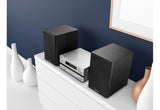 Kenwood M-918DAB - Minianlæg med Bluetooth og DAB, Sølv