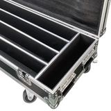 Flightcase til 4 x Evolights Glaze Bar